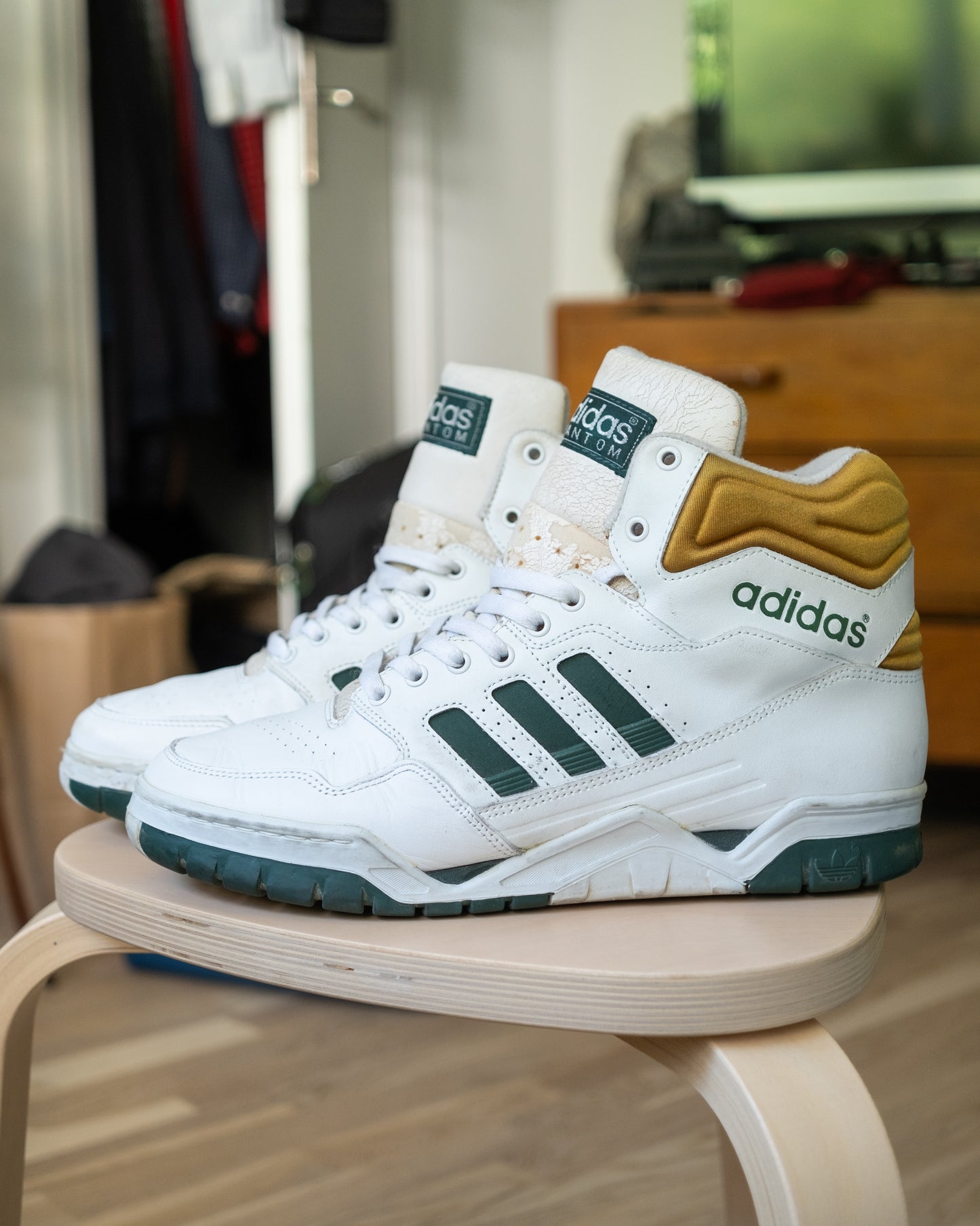 Adidas Phantom Hi White/Green 1992 Deadstock Size US 11