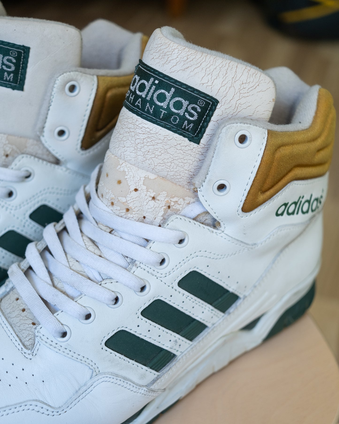 Adidas Phantom Hi White/Green 1992 Deadstock Size US 11