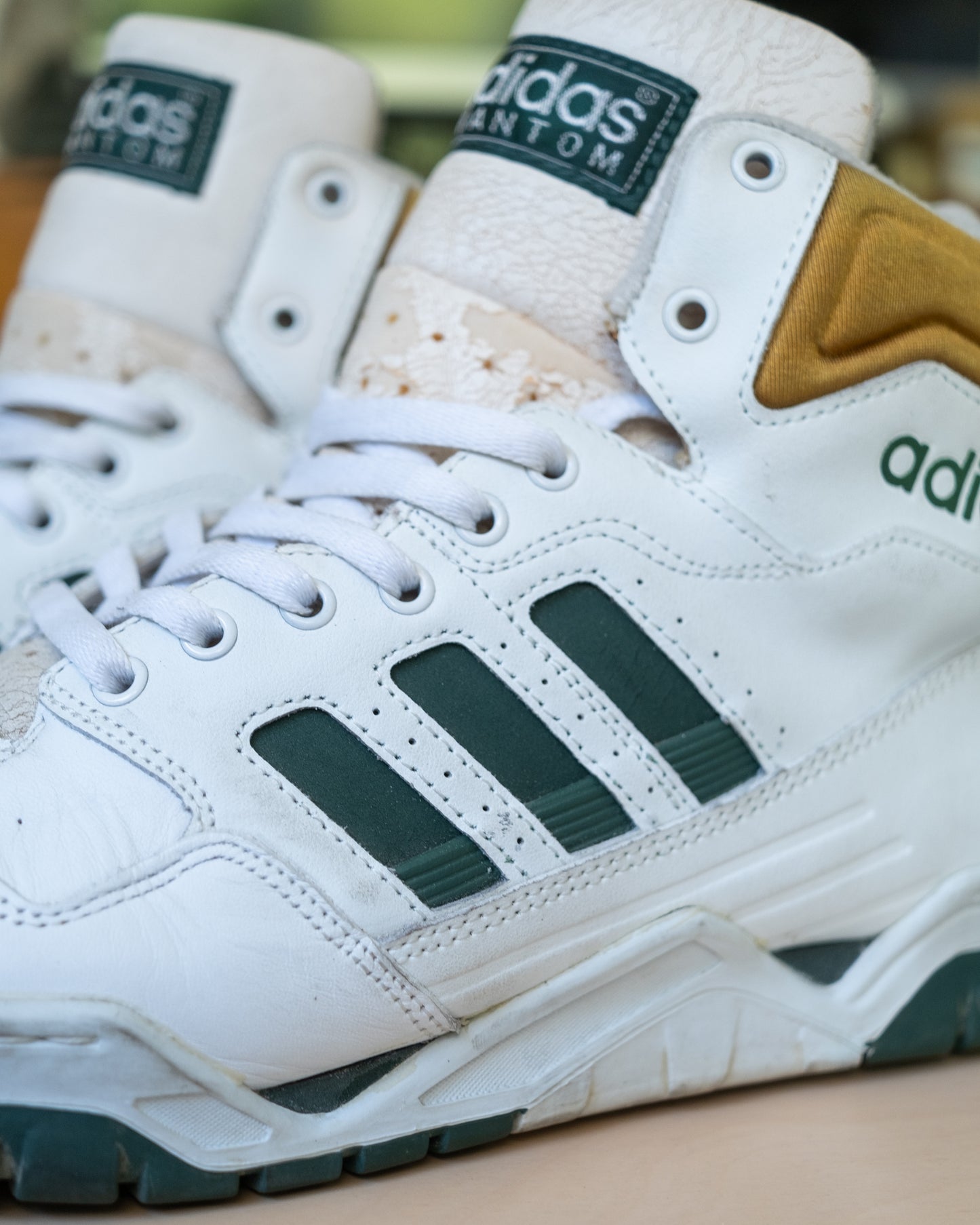 Adidas Phantom Hi White/Green 1992 Deadstock Size US 11