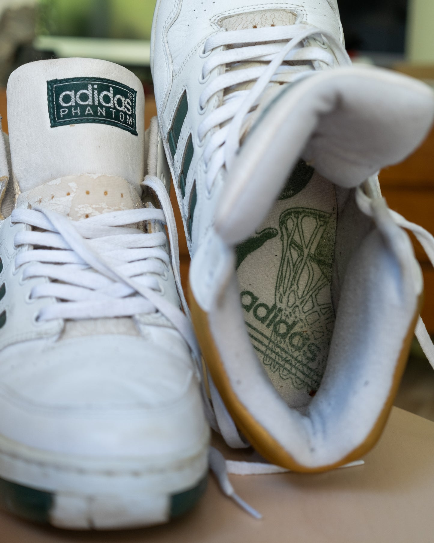 Adidas Phantom Hi White/Green 1992 Deadstock Size US 11