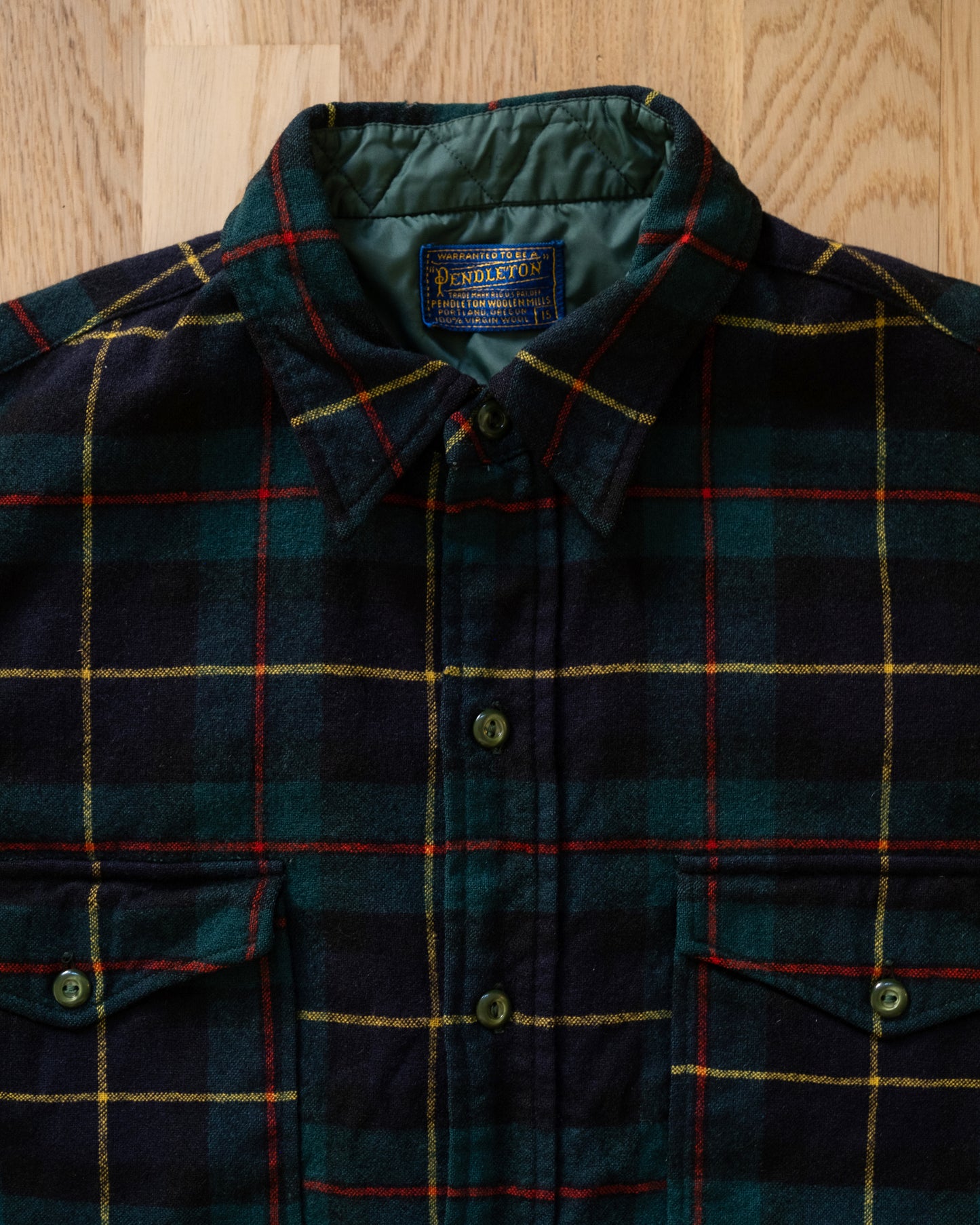 Pendleton Vintage Wool Flannel Shirt Size M