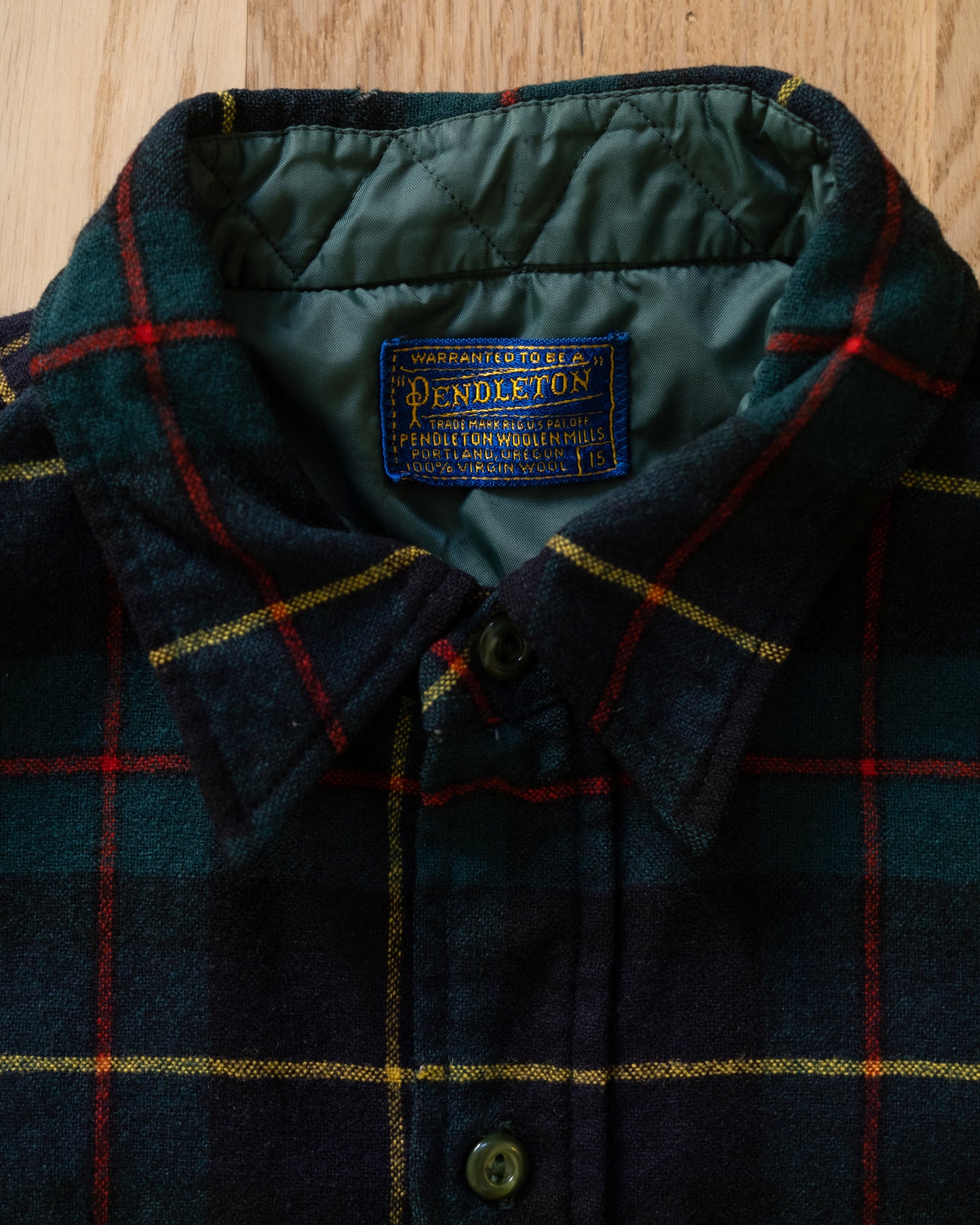 Pendleton Vintage Wool Flannel Shirt Size M