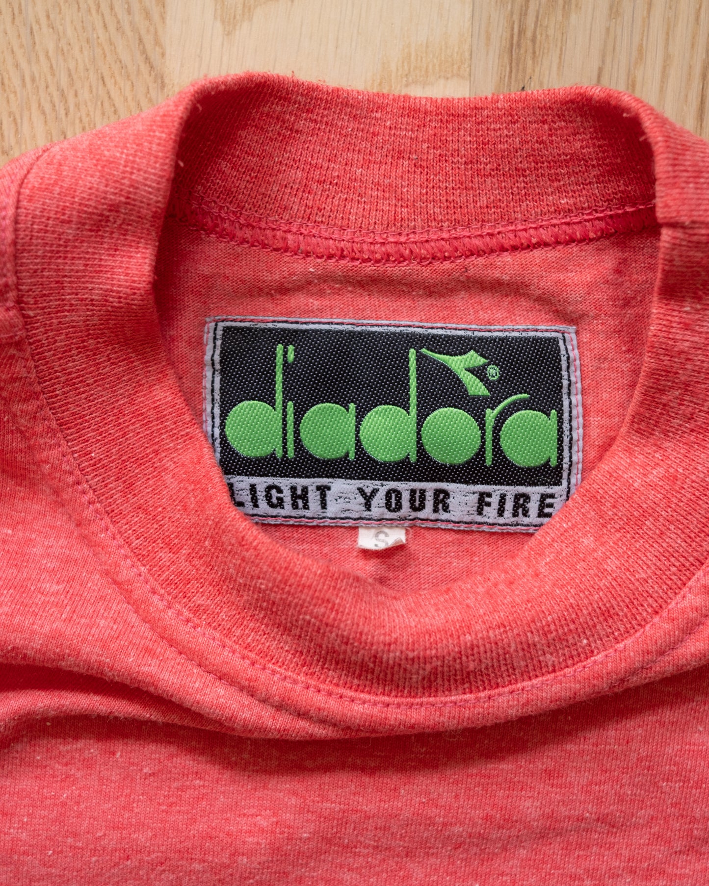 Diadora 'Light Your Fire' Vintage Oversized Tee Size S