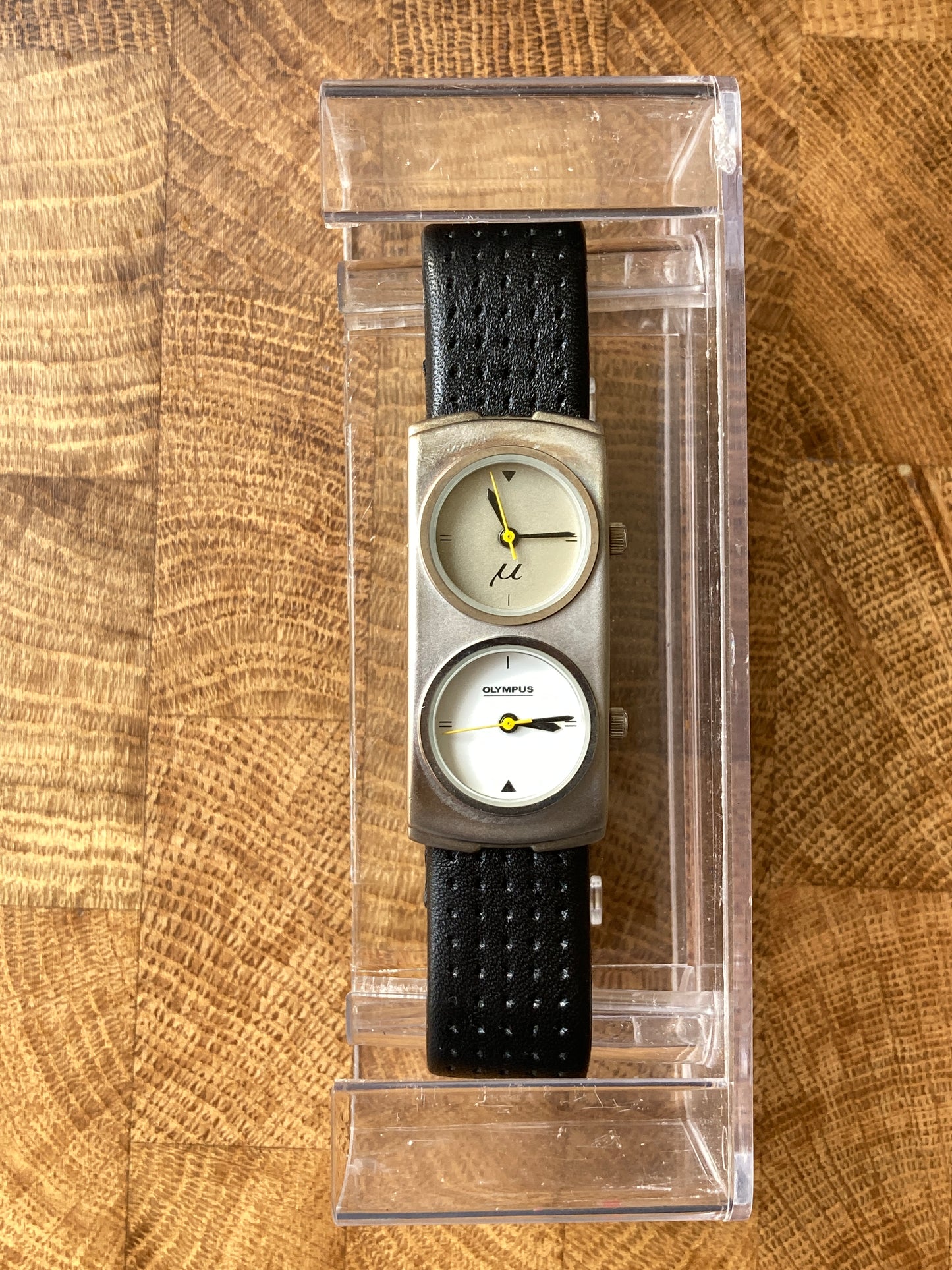 Olympus Mju μ Quartz Dual Time Watch